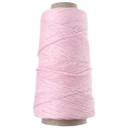 Organic Cotton Detox XL Combed Macramé Cotton Cord Spool - Baby Pink x 200 m