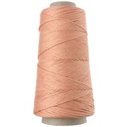 Organic Cotton Detox XL Combed Macramé Cotton Cord Spool - Salmon x 200 m