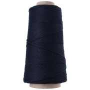 Organic Cotton Detox XL Combed Macramé Cotton Cord Spool - Navy Blue x 200 m