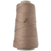 Organic Cotton Detox XL Combed Macramé Cotton Cord Spool - Mocha x200m