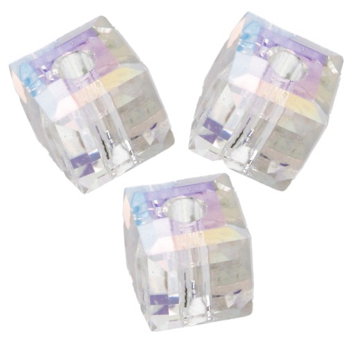 PureCrystal 5601 4 mm Cubes - Crystal Shimmer x8