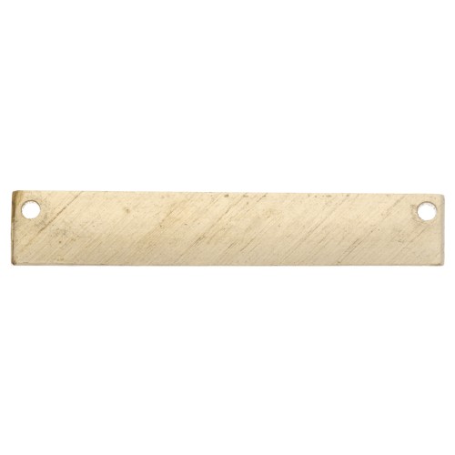 ImpressArt Rectangular Spacer, 38x6.5 mm - Brass, 1 pc.