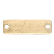 ImpressArt Mini Rectangular Spacer, 16x5 mm - Brass, 1 pc.