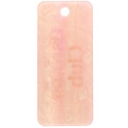 Rectangle pendant 55x25 mm acetate - Daronne Club - Pearly marbled salmon x1