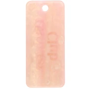 Rectangle pendant 55x25 mm acetate - Daronne Club - Pearly marbled salmon x1