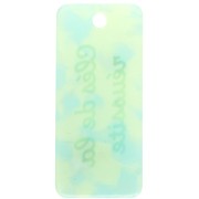 Pendant rectangle 55x25 mm acetate - Keys to success - Marbled Multi green x1