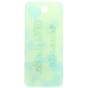 Pendant rectangle 55x25 mm acetate - Keys to success - Marbled Multi green x1