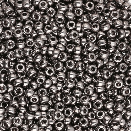 Miyuki 11/0 190 Seed Beads - Nickel-Plated, 50g Pack