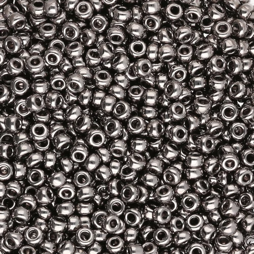 Miyuki 11/0 Seed Beads 190 - Nickel-Plated x 50 g