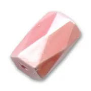 Faceted magnetic cylinders 5x8mm Rose x10