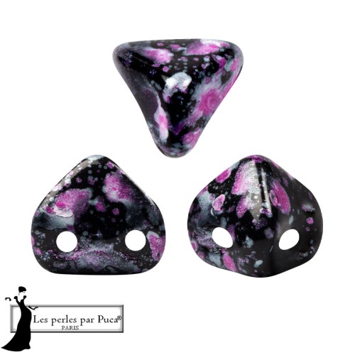 Super-Khéops® Glass Beads by Puca® 6 mm - Enamel Pink x10g