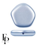 Opaque White - Glass bead pentagon 15x15 mm The Cute Polygon - Pastel Light Sapphire x4 Glass bead pentagon 15x15 mm The Cute Polygon - Pastel Light Sapphire x4