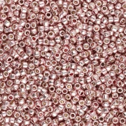 Toho 15/0 Seed Beads TO15RPF552 - PermaFinish - Galvanized Sweet Blush x8g