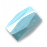 Faceted magnetic cylinders 5x8mm Turquoise x10