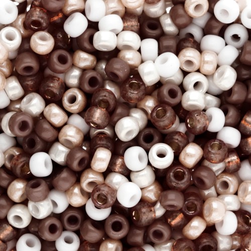 Miyuki 8/0 Seed Beads Mix - Soft Beige x8g
