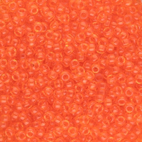 Seed beads Miyuki 11/0 139 - Transparent Tangerine x8g