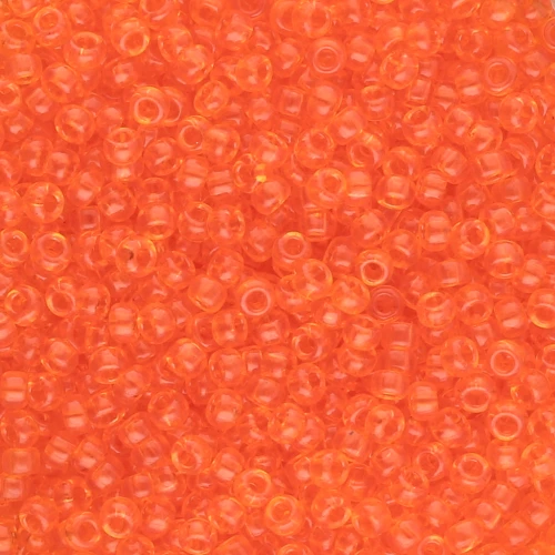 Seed beads Miyuki 11/0 139 - Transparent Tangerine x8g