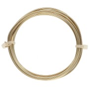 1.5 mm brass wire for jewelry making - Unfinished brass  x 1.75 m