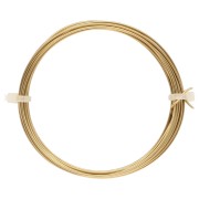 1 mm brass wire for jewelry making - Unfinished brass x 4 m