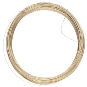 0.4 mm brass wire for jewelry making - Unfinished brass x 20 m