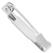 Spindle support 22.5 mm - Fine silver plating x1