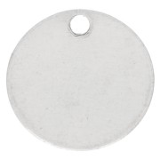 10 mm Engraving Sequins - Thickness 0.4 mm - 925 Sterling Silver x1|raw }}