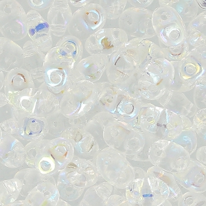 MiniDuo 2x4mm Crystal AB x10g