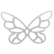 Gift - Intercalary - Butterfly pendant 30x20 mm - Silver 925 x1
