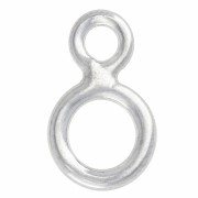 7x4.5 mm Double Welded Rings - 925 Sterling Silver x5