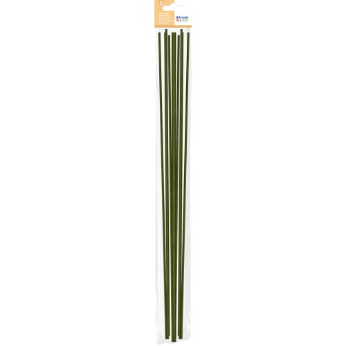 Set of 10 flower stems 40 cm - Artemio - Green