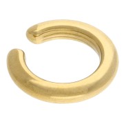 Ear cuff - Wide 29 mm ring ear cuff - Gold-plated 304 stainless steel x1