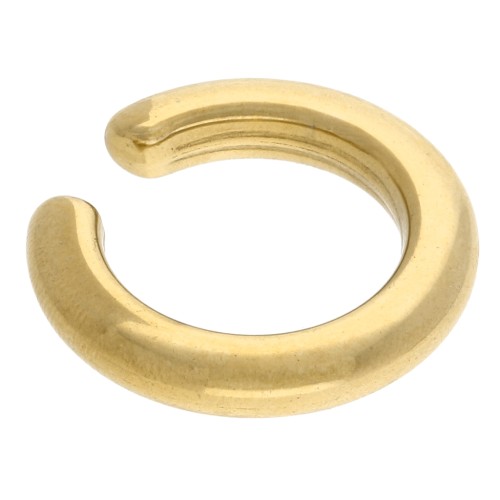 Ear cuff - Wide 29 mm ring ear cuff - Gold-plated 304 stainless steel x1