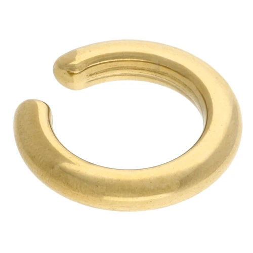 Ear cuff - Wide 29 mm ring ear cuff - Gold-plated 304 stainless steel x1