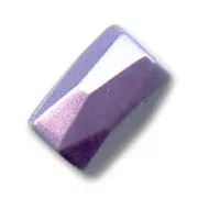Faceted magnetic cylinders 5x8mm Violet x10