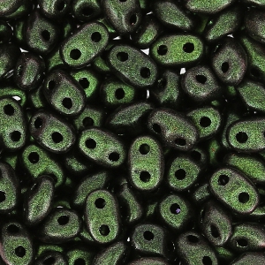 MiniDuo 2x4mm Metallic Mat Chameleon Green x10g