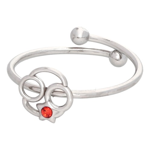 Adjustable Zodiac Sign Ring - Cancer - 304L Stainless Steel - Hyacinth x1