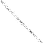 6.3 mm Alternating Fancy Link Chain - 304 Stainless Steel x 1 m