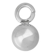 4 mm Mini Ball Charms - 304L Stainless Steel x10
