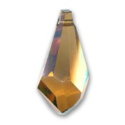 Polygon drop Swarovski 6015 50 mm Crystal Copper x1|raw }}