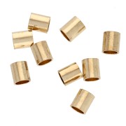 Crush tubes 3.5x4 mm Gold x50|raw }}