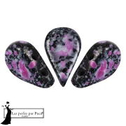 Amos® Glass Beads by Puca® 5x8 mm - Enamel Pink x10g