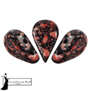 Crystal - Amos® Glass Beads by Puca® 5x8 mm - Enamel Red x10g Amos® Glass Beads by Puca® 5x8 mm - Enamel Red x10g