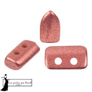 Piros® Glass Beads by Puca® 2x5 mm - Indian Rose Bronze x10g