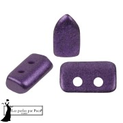 Piros® Glass Beads by Puca® 2x5 mm - Ultra Violet Metallic Matte x10g