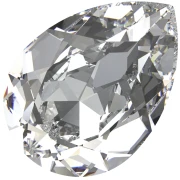 PureCrystal 4320 Cabochon, 6x4 mm - Crystal x1