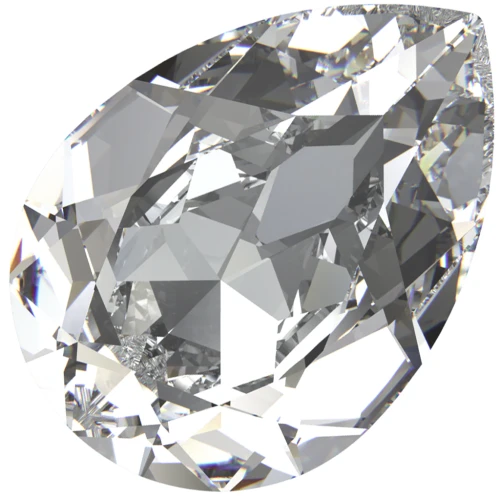 PureCrystal 4320 Cabochon, 6x4 mm - Crystal x1