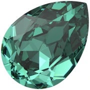 PureCrystal 4320 Cabochon, 6x4 mm - Reinvented Caribbean Green, 1 piece