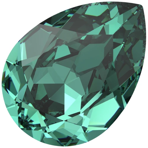 PureCrystal 4320 Cabochon, 6x4 mm - Reinvented Caribbean Green, 1 piece
