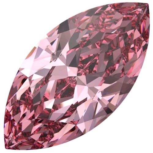 PureCrystal 4210 navette, 10x5 mm - Light Pink x1