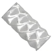 10x4.5 mm tube bead with diamond-cut effect - 925 Sterling Silver x1